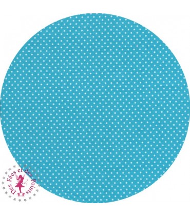 Coupons "Dauville" - Coton - 45 x 45 cm - 3 pièces - Turquoise