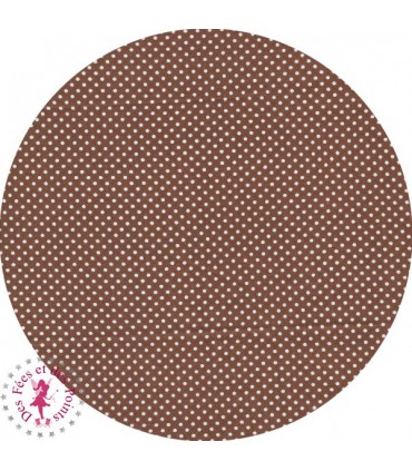 Coupons "Expresso" - Coton - 45 x 45 cm - 3 pièces - Chocolat