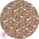 Coupons "Cafe Latte" - Coton - 50 x 50 cm - 7 pièces