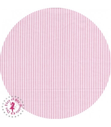 Coupons "Histoire de roses" - Coton - 45 x 45 cm - 8 pièces - Rayures
