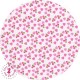 Coupons "Histoire de roses" - Coton - 45 x 45 cm - 8 pièces - coeurs