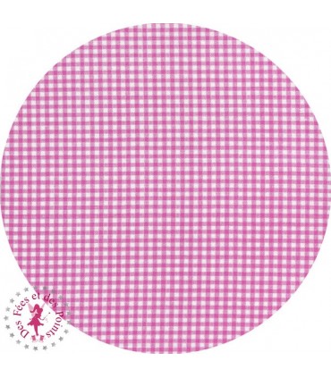 Coupons "Sixties" - Coton - 45 x 45 cm - 3 pièces - Rose