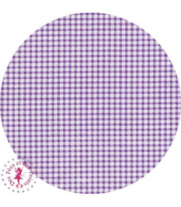 Coupons "Fairy" - Coton - 45 x 45 cm - 4 pièces - Violet