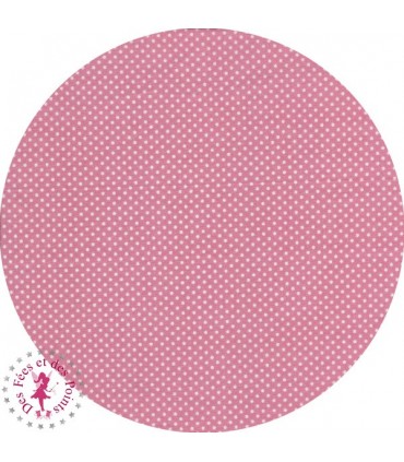 Coupons "Tendresse Rose" - Coton - 45 x 50 cm - 3 pièces - Pois