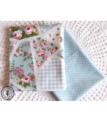 Coupons "Patch Blue" - Coton - 50 x 50 cm - 2 pièces