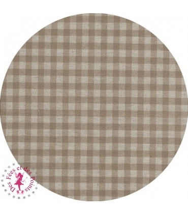 Coupons "Un Eté à la Campagne" - Coton/Lin - Beige - 40 x 45 cm - 2 pièces