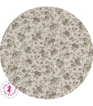 Coupons "Jardin Botanique" - Coton/Lin - 50 x 50 cm - 2 pièces