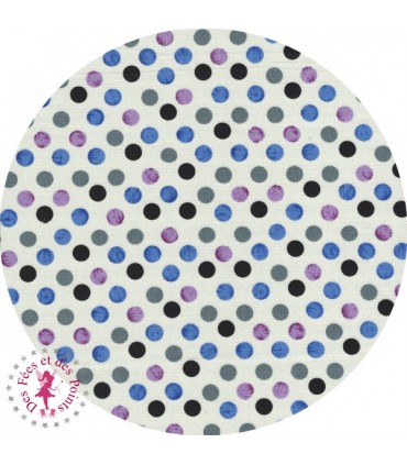 Coupons "Stars" - Coton - 40 x 50 cm - 3 pièces - Pois