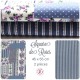 Coupons "Square de Roses" - Coton - 45 x 55 cm - 2 pièces