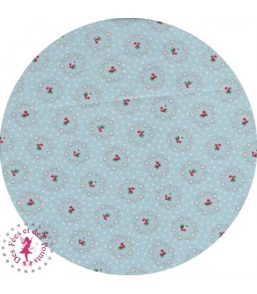 Coupons "Romantic Roses" - Coton - 45 x 55 cm - 2 pièces