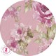 Coupon "Roses Anglaises" - Coton - Rose - 50 x 70 cm - 1 pièce