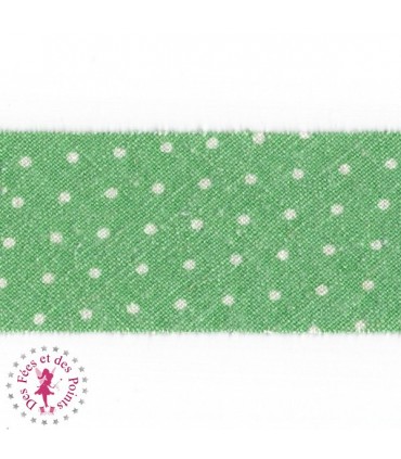 Biais - non plié -  Linen Wash à pois