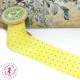 Biais - non plié - Mille Pois - Jaune