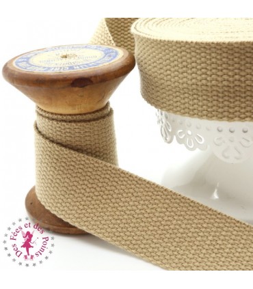 Sangle coton - 30 mm - 6 couleurs