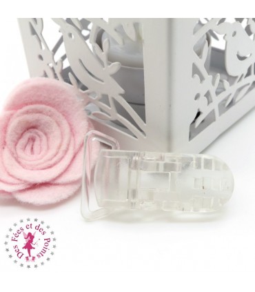 Pince Attache Tétine & Lolette - KAM - Transparent