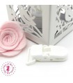 Pince Attache Tétine & Lolette - KAM - Blanc - B3