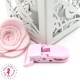 Pince Attache Tétine & Lolette - KAM - Rose Bébé - B18