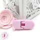 Pince Attache Tétine & Lolette - KAM - Rose Bébé - B18