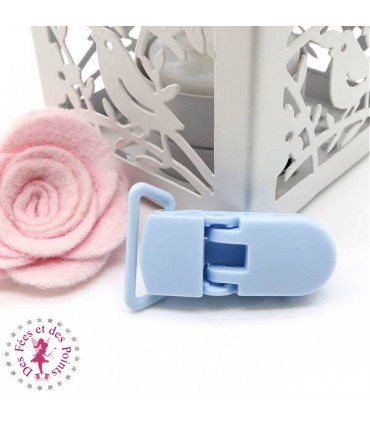 Pince Attache Tétine & Lolette - KAM - Bleu Bébé - B20
