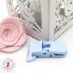 Pince Attache Tétine & Lolette - KAM - Bleu Bébé - B20