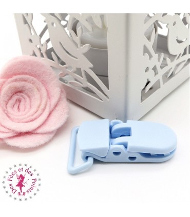 Pince Attache Tétine & Lolette - KAM - Bleu Bébé - B20