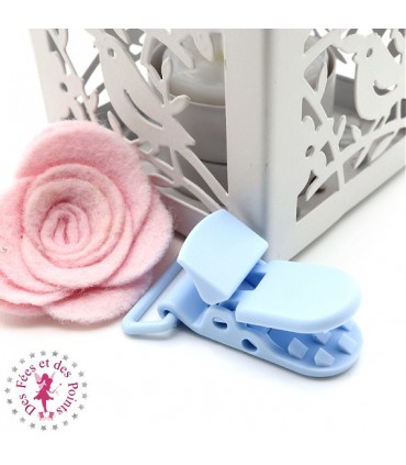 Pince Attache Tétine & Lolette - KAM - Bleu Bébé - B20