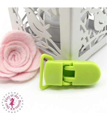 Pince Attache Tétine & Lolette - KAM - Anis - B44