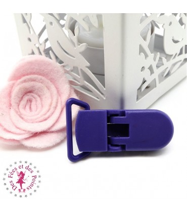 Pince Attache Tétine & Lolette - KAM - Violet - B35