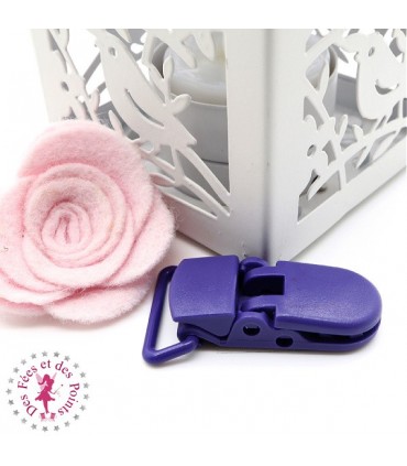 Pince Attache Tétine & Lolette - KAM - Violet - B35