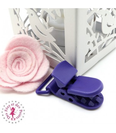 Pince Attache Tétine & Lolette - KAM - Violet - B35