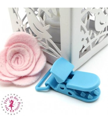 Pince Attache Tétine & Lolette - KAM - Turquoise - B46