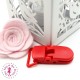 Pince Attache Tétine & Lolette - KAM - Rouge - B38
