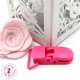 Pince Attache Tétine & Lolette - KAM - Rose Flashy - B47