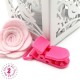 Pince Attache Tétine & Lolette - KAM - Rose Flashy - B47