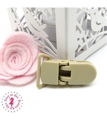 Pince Attache Tétine & Lolette - KAM - Caffe Latte - B42