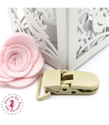 Pince Attache Tétine & Lolette - KAM - Caffe Latte - B42