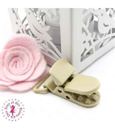 Pince Attache Tétine & Lolette - KAM - Caffe Latte - B42