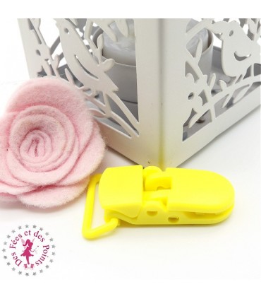 Pince Attache Tétine & Lolette - KAM - Citron - B7