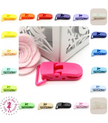 Pince Attache Tétine & Lolette - KAM - 21 couleurs