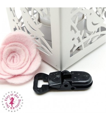 Pince Attache Tétine & Lolette T - KAM -  Noir