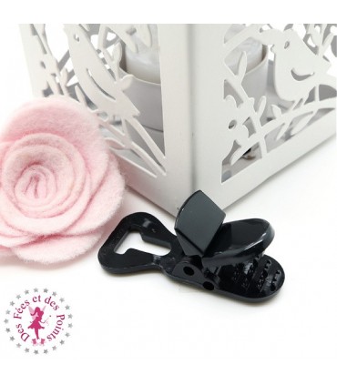 Pince Attache Tétine & Lolette T - KAM -  Noir