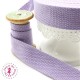Sangle coton - 25 mm - Mauve