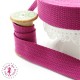 Sangle coton - 25 mm - Fuchsia