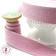 Sangle coton - 25 mm - Rose Clair