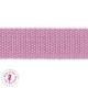 Sangle coton - 25 mm - Rose Clair
