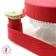 Sangle coton - 25 mm - Corail