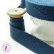 Sangle coton - 25 mm - Bleu Canard