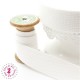 Sangle coton - 25 mm - Blanc