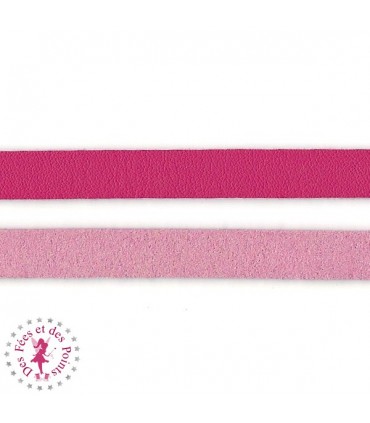 Lanière en cuir synthétique - Fuchsia