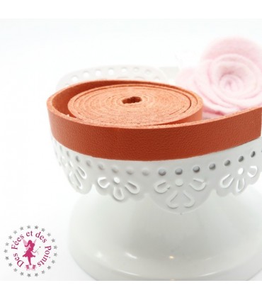 Lanière en cuir synthétique - Orange